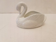 ANGIELSKA FIGURKA PORCELANOWA DO GABLOTY łabędź