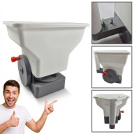 RĘCZNY SIEWNIK ROZSIEWACZ OGRODOWY REGULOWANY NASION NAWOZÓW TRAW 3L