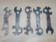 _ ZESTAW _ 5 X POLSKI KLUCZ ROWEROWY _ ZZR _PRL