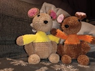 Kangurek pluszowy handmade – ręcznie robiona maskotka przytulanka