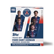 Topps PSG Team Set 2025/26 - Oficjalny box z kartami -50% szans na autograf