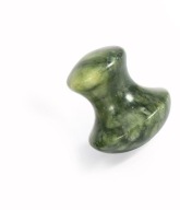 naturalny jadeitowy masażer do twarzy / grzybek do masażu, Gua Sha