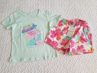 Cool Club spodenki kwiatki primark bluzka nowe roz 128