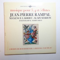 Rampal, Marion, Larrieu, Musique Pour 3, 4 Et 5 Flûtes, Erato