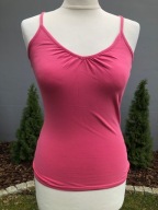 Koszulka na ramiączkach malinowa Reserved rozmiar S