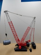 KIBRI 13013, dźwig kratownicowy gąsienicowy LIEBHER złożony+ kalkomania, H0