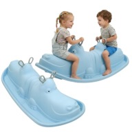 BUJAK DLA DZIECI KOŁYSKA KONIK NA BIEGUNACH ZABAWKA OOGRODOWY 2-3 OSOBOWY