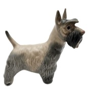 Figurka Pies Terier Porcelana