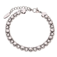 83703 BRANSOLETKA PLATYNOWANA 17+4 CM 6,3 MM splot bismark