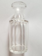 KARAFKA 2 POŁOWA XX w. SZKŁO BEZBARWNE SZLIFOWANE