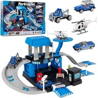 GARAŻ PIĘTROWY PARKING POLICYJNY ZJEŻDŻALNIA AUTA HELIKOPTER POLICJA WOOPIE