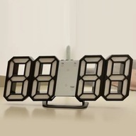 3D LED Cyfrowy Zegar Świetlisty USB Zegar Elektroniczny Dekoracja Domowa