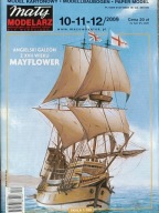 Mały Modelarz 10-11-12/2009 okręt żaglowy MAYFLOWER