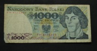 Polska - banknot - 1000 Złotych 1982 rok - Seria FH