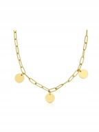 NASZYJNIK ANKIER ŁAŃCUSZKOWY ŁAŃCUSZEK SIATKA SIATECZKA CIENKI DŁUGI SEXY