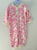 LINDEX--BAWEŁNIANY RAMPERS-- 6-9 M--74-- NOWY