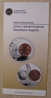 FOLDER NBP DO MONETY 20 zł 2024 Grosz z miedzi krajowej Stanisława Augusta