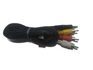 Kabel przewód audio video mini jack 3,5mm - 3x RCA cinch 1,5m