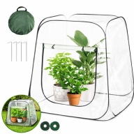 MINI SZKLARNIA NAMIOT ZIMOWY DLA ROŚLIN OCHRONA KWIATÓW PRZEZROCZYSTY