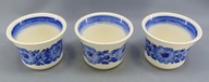 Fajans Koło - Pucharki do lodów - 3 szt.