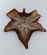 Półmisek- szklana miseczka w kształcie liścia Klonu 22cm