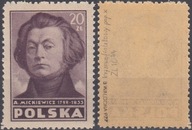 436 B** brązowofioletowy , pap. x , ZL 10 3/4 , gw.+opis Jerzy Walocha