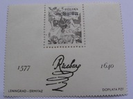 Polska - Rubens - malarstwo - Fi. bl.100 ND ** - czarnodruk