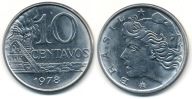 Brazylia 10 Centavos - 1978r ... Monety