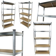 REGAŁ MAGAZYNOWY METALOWY WARSZTATOWY DO PIWNICY MAGAZYNU WARSZTATU SOLIDNY