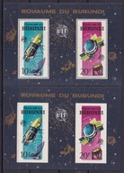 1965 Burundi Kosmos Mi blok 7 A i B **