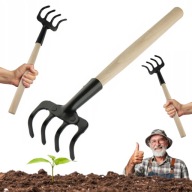 GRABKI MAŁE OGRODOWE GRABIE PAZURKI DO SPULCHNIANIA KULTYWATOR SOLIDNE