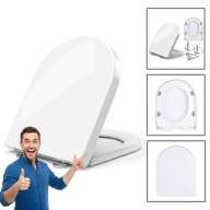 DESKA SEDESOWA WC WOLNOOPADAJĄCA DUROPLAST ANTYBAKTERYJNA UNIWERSALNA KPL