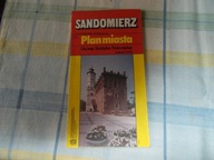 Sandomierz stary plan miasta autobusy