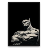Plakat z ramą 21x30cm W Cieniu Gotham Obraz Mroczny Komiks Prezent 21x30