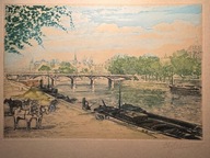 OKAZJA-LICYTACJA BEZ MINIMUM-STARY OBRAZ "MISTRZÓW FRANCUSKICH-FRANCJA