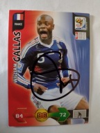 Karta panini autograf William Gallas Francja World Cup Africa 2010
