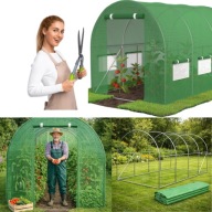 GRUBA FOLIA NA TUNEL OGRODOWY SZKLARNIA WARZYWA 2x3,5m WIELOSEZONOWA UV 7m2