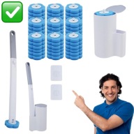 SZCZOTKA TOALETOWA WC Z 24x WYMIENNYMI WKŁADAMI BIAŁA Z TIK TOKA