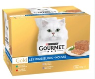 KARMA DLA KOTA GOURMET PASTETE 85G MUS MIX MOKRA KARMA 24 szt x 85G