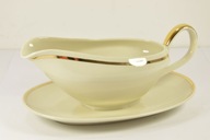 BAREUTHER BAVARIA PIĘKNA PRZEDWOJENNA SOSJERKA GOLD ECRU ZOBACZ!