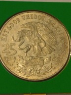 MONETA srebrna 25 PESO 1968r - MEKSYK ; XIX olimpiada w Meksyku !!