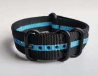 Pasek do zegarka Nato Zulu Strong PVD 22 mm
