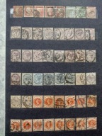 WIELKA BRYTANIA - Znaczki kasowane w klaserze.