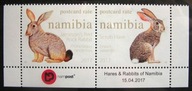 Namibia - Mi 1561/62 - Zające i króliki