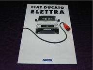 Fiat Ducato Elektra elektryczny elektryk 1991 prospekt folder katalog
