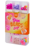 KORALIKI Clay Beads Zestaw Koralików do Robienia Biżuterii Bransoletek