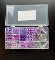 Zestaw koralików do robienia biżuterii