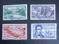 SZWAJCARIA SERIA NR 246-249 KASOWANA PRO JUVENTUTE STAN DOBRY 1931