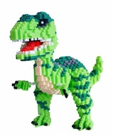 DINOZAUR KLOCKI KONSTRUKCYJNE TREX FIGURKA OZDOBA ZESTAW KLOCKI REALIZM