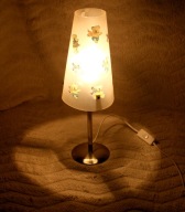 UROCZA LAMPKA NOCNA KLOSZ W MISIE VINTAGE Z LAT '90 DO POKOJU DZIECIĘCEGO